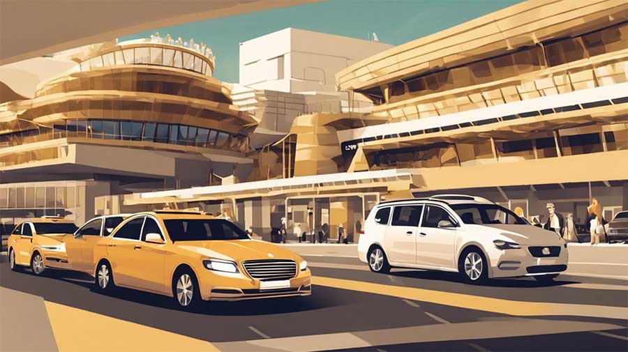 athens airport minivan minibus